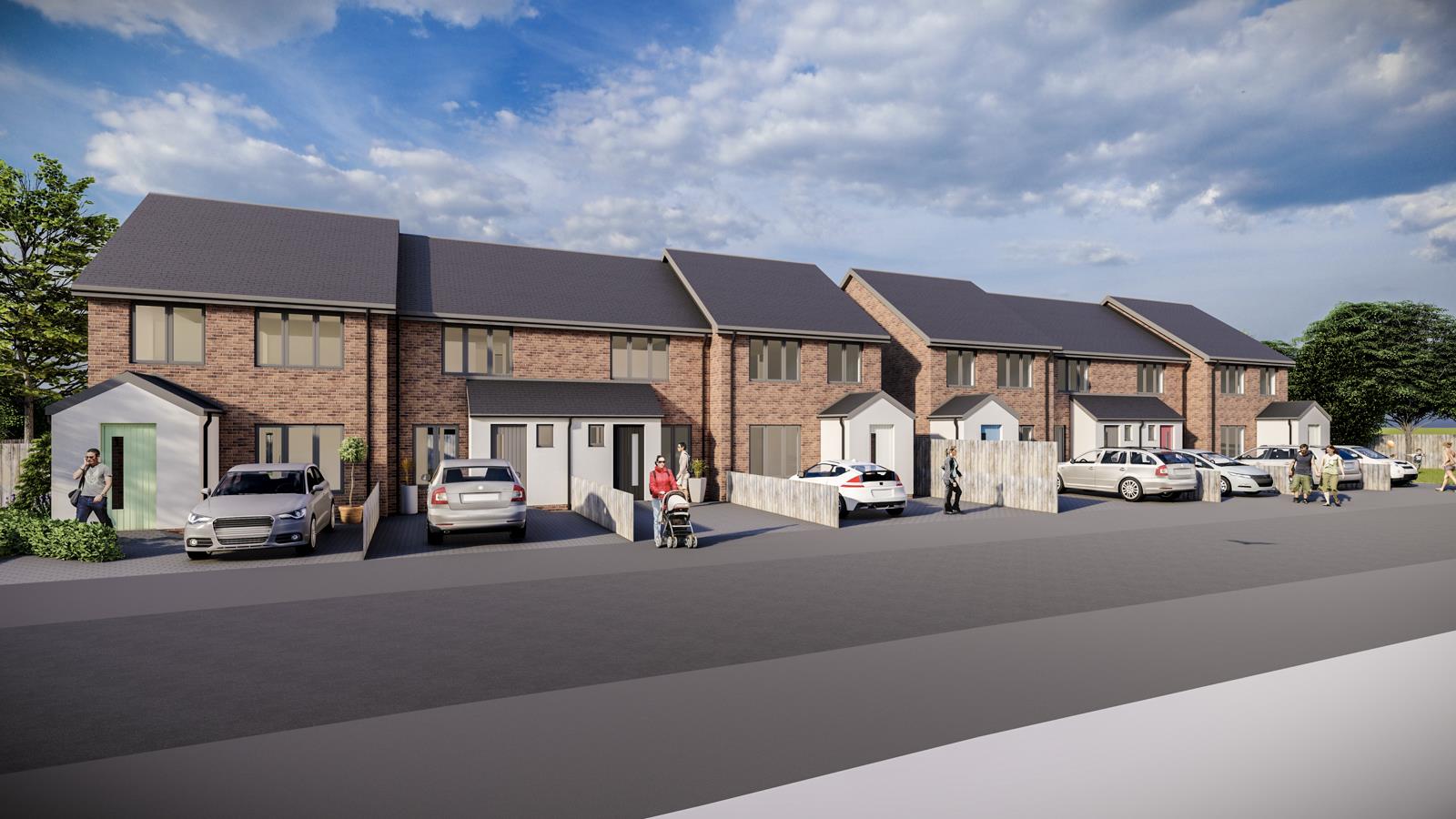 Rotherfield Square, Red House, Sunderland Michael Hodgson